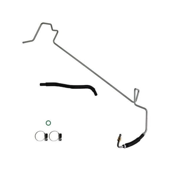 Power Steering Return Line Hose Assembly - Compatible with 2007 - 2011 Jeep Wrangler 3.8L V6 GAS 2008 2009 2010