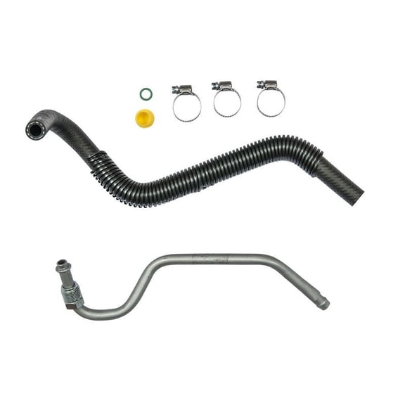 Power Steering Return Line Hose Assembly Fits select: 1997-2006 FORD ECONOLINE