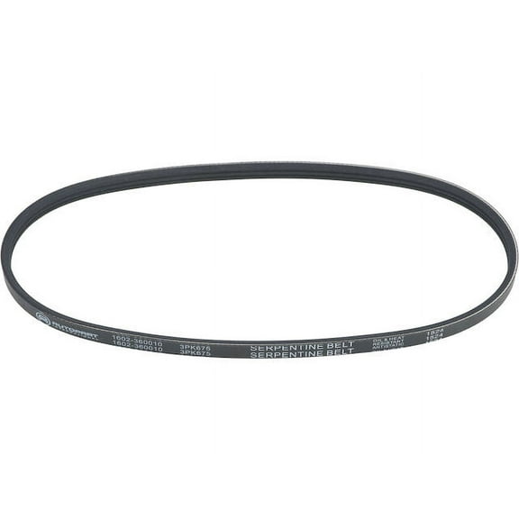 Power Steering and Water Pump Multi Rib Belt - Compatible with 2010 - 2011 Kia Soul 2.0L 4-Cylinder