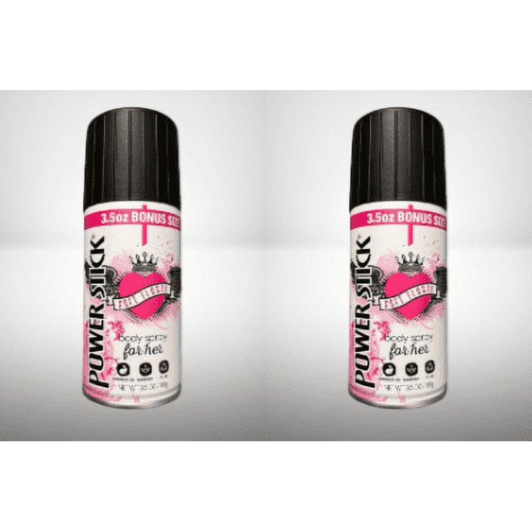 Power Stick SOFT FLORAL Body Spray for HER, 3.5 OZ (2 Pack