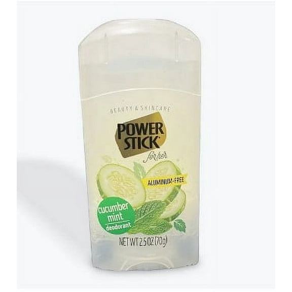 Power Stick for HER, Aluminum-Free, Cucumber Mint Deodorant, 2.5 Oz