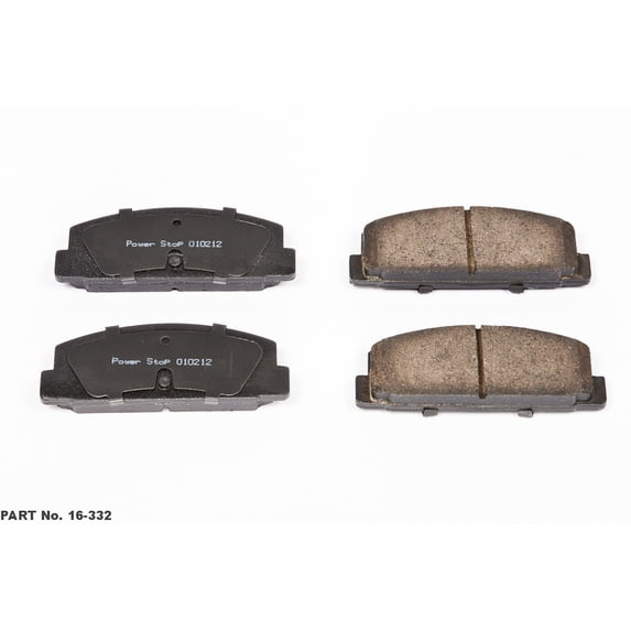 Power Stop 16-332 Z16 Evolution Rear Ceramic Brake Pads Fits select: 2003-2005 MAZDA 6, 1986-1991 MAZDA RX7