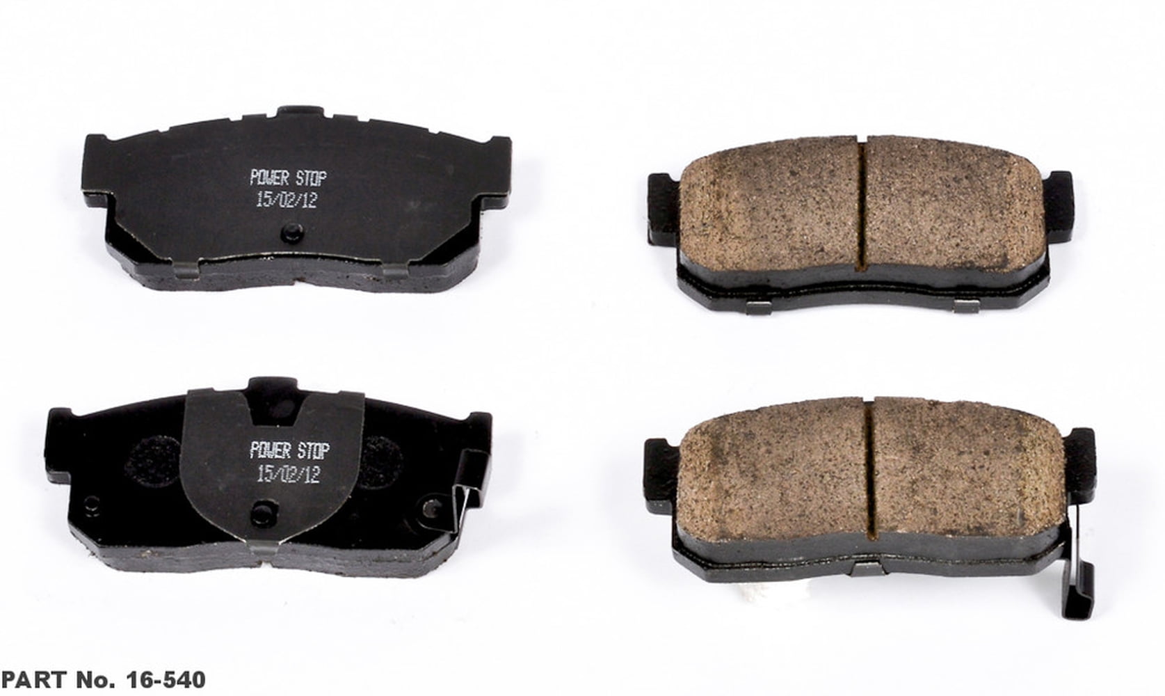 Power Stop 16-540 Clean Ride Ceramic Brake Pads - Rear Fits select: 1991-2001 NISSAN MAXIMA, 1993-2001 NISSAN ALTIMA