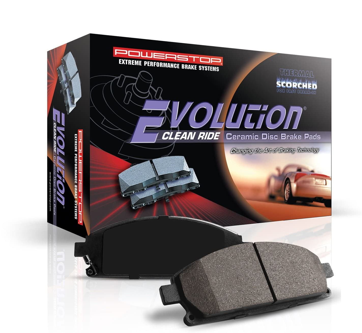 Power Stop 16714 Z16 Evolution Rear Ceramic Brake Pads