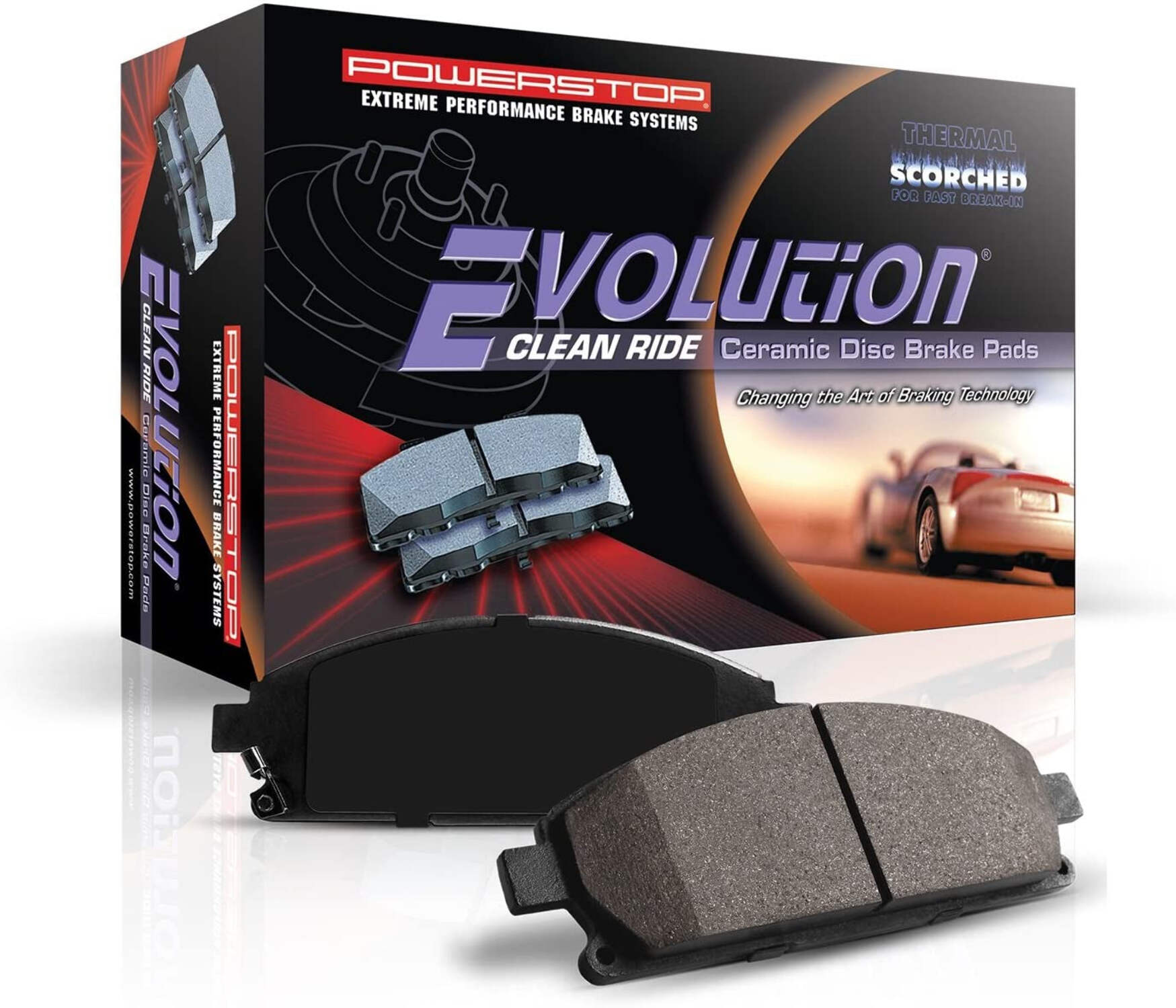 Power Stop 16866 Z16 Evolution Front Ceramic Brake Pads