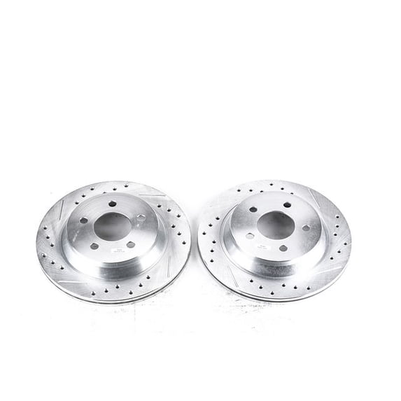 Power Stop AR8146XPR Evolution Drilled & Slotted Rotors -Rear