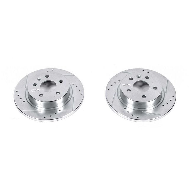Power Stop AR82144XPR Evolution Drilled & Slotted Rotors -Rear