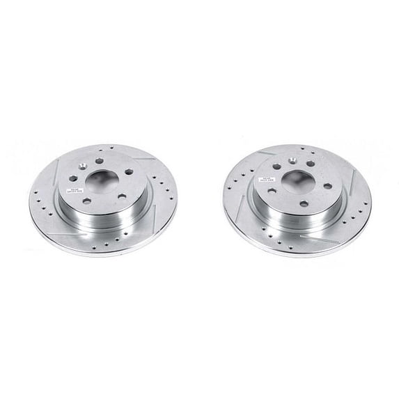 Power Stop AR82144XPR Evolution Drilled & Slotted Rotors -Rear