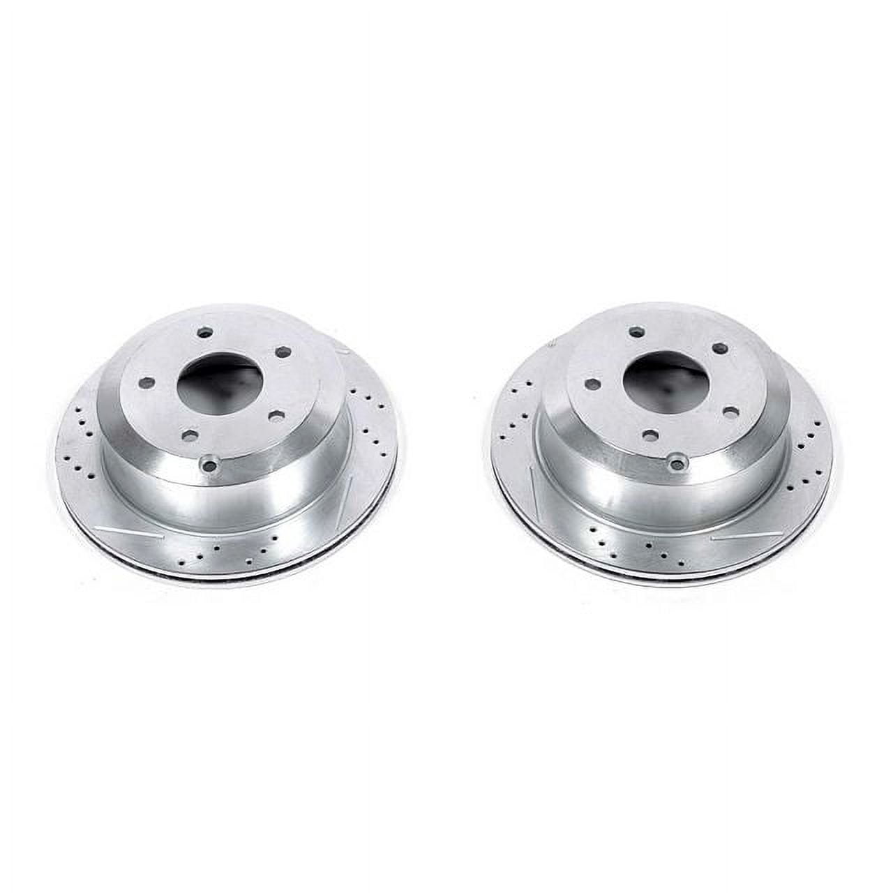 Power Stop AR8285XPR Evolution Drilled & Slotted Rotors -Rear