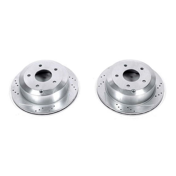 Power Stop AR8285XPR Evolution Drilled & Slotted Rotors -Rear