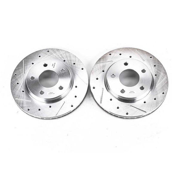 Power Stop AR83068XPR Evolution Drilled & Slotted Rotors -Front