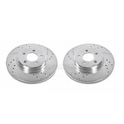 Power Stop AR8358XPR Evolution Drilled & Slotted Rotors -Front