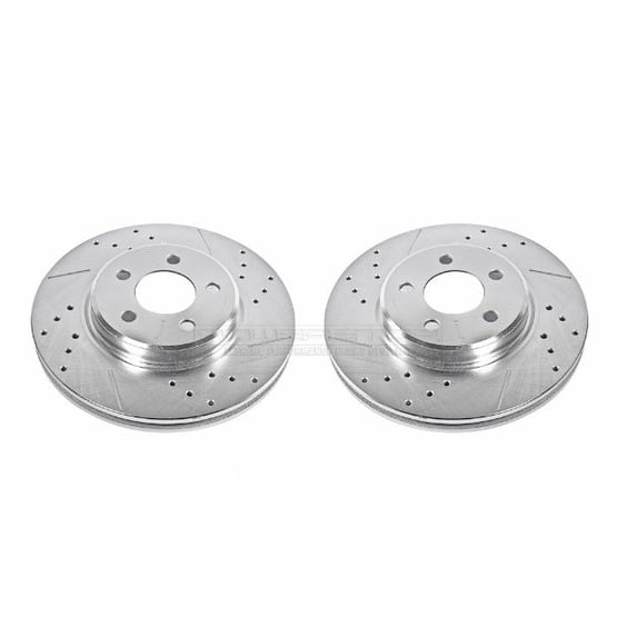 Power Stop AR8358XPR Evolution Drilled & Slotted Rotors -Front