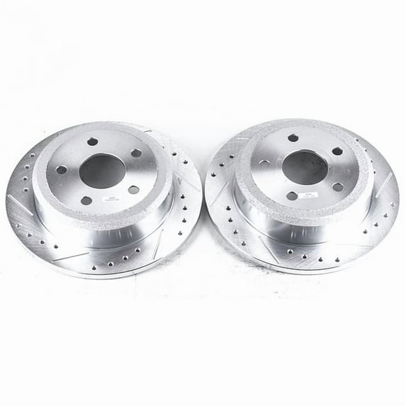 Power Stop AR8382XPR Evolution Drilled & Slotted Rotors -Rear