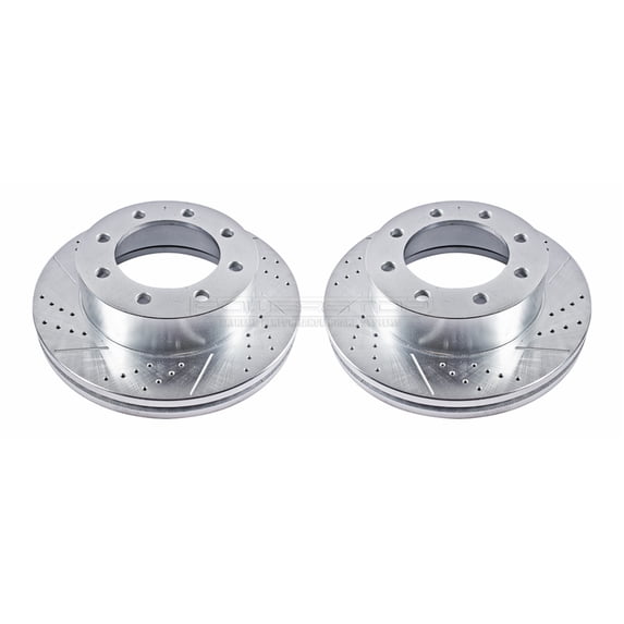 Power Stop AR85107XPR Evolution Drilled & Slotted Rotors -Front