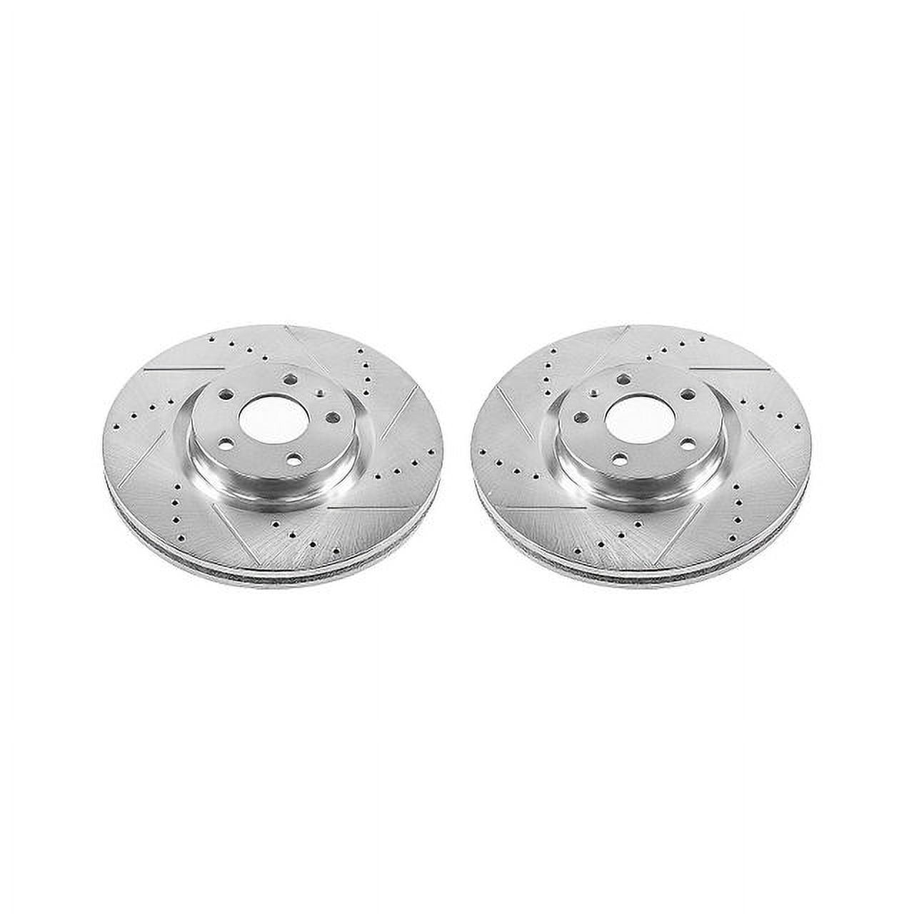 Power Stop AR85165XPR Evolution Drilled & Slotted Rotors -Front