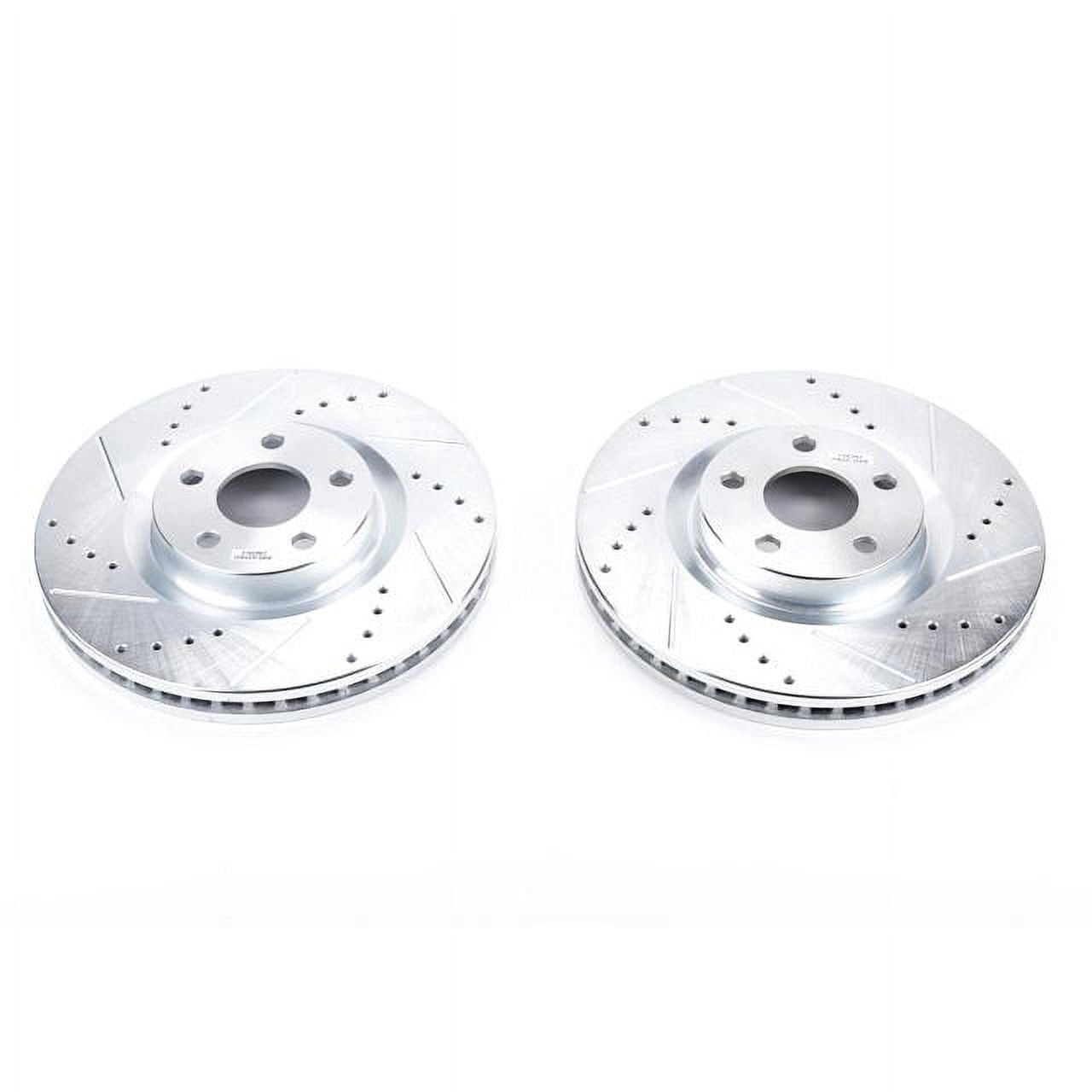 Power Stop AR85182XPR Evolution Drilled & Slotted Rotors -Front