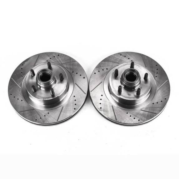 Power Stop AR8585XPR Evolution Drilled & Slotted Rotors -Front