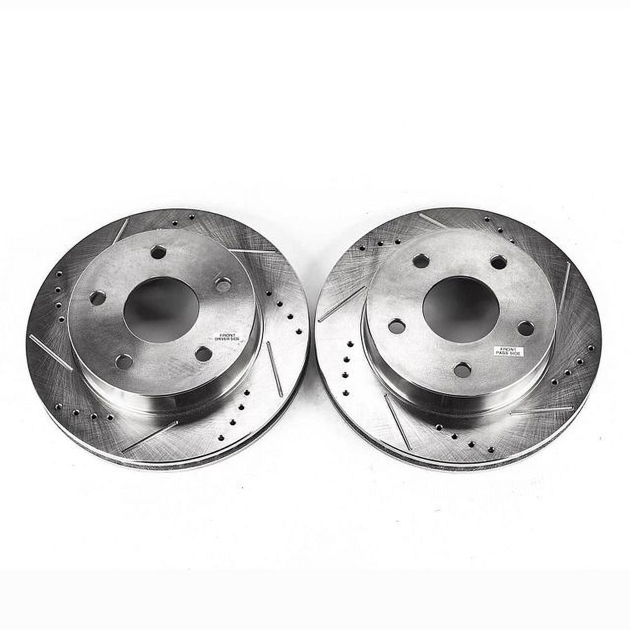 Power Stop AR8748XPR Evolution Drilled & Slotted Rotors -Front