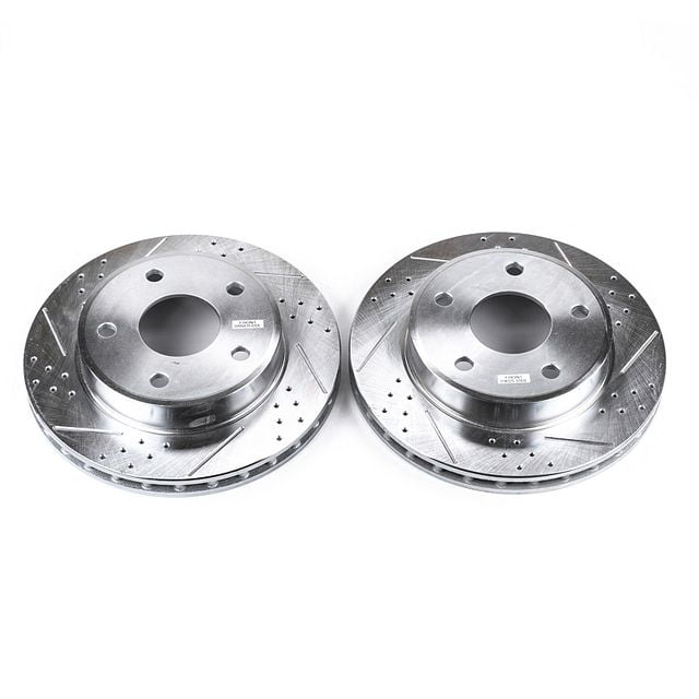 Power Stop AR8763XPR Evolution Drilled & Slotted Rotors -Front