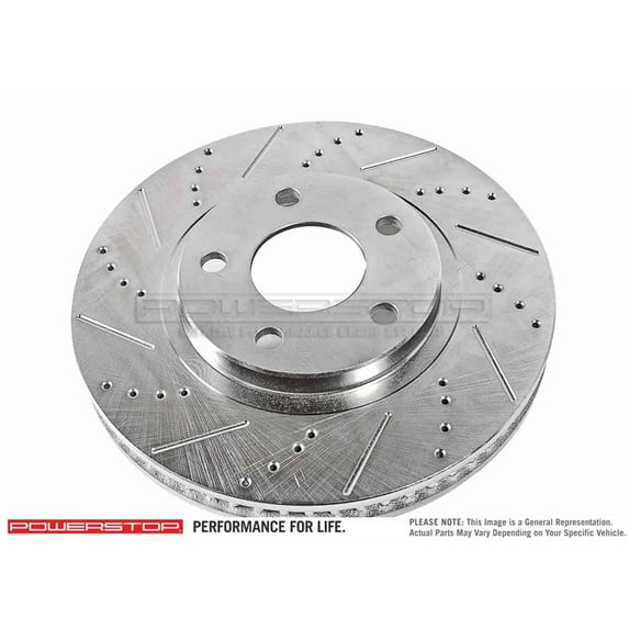 Power Stop AR85155XL Evolution Performance Drilled And Slotted Brake Rotor 2013-