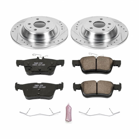 Power Stop Brake Kit For Lincoln MKZ 2013-2016 Rear Z23 Evolution Sport | K6559
