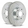 thumbnail image 1 of Power Stop Brake Rotors For Jeep Wrangler 2007-2017 Rear Drilled & Slotted Pair | AR8382XPR, 1 of 7