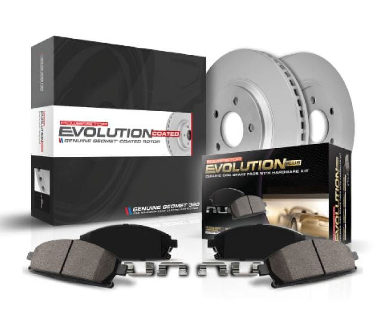 PowerStop Front Geomet Coated Brake Rotor and Pad Kit Fits: LEXUS Select Models CRK1075