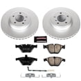 thumbnail image 1 of PowerStop Front Geomet Coated Brake Rotor and Pad Kit Fits: BMW Select Models CRK2054, 1 of 2