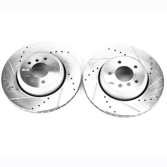 Power Stop EBR1023XPR Evolution Drilled & Slotted Rotors -Rear