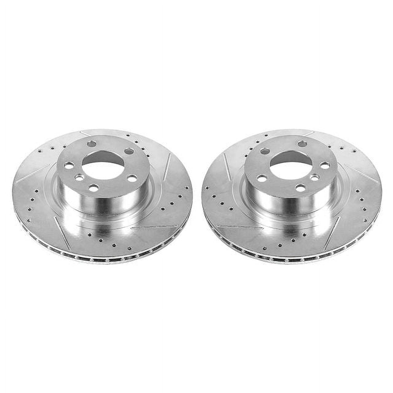 Power Stop EBR1240XPR Evolution Drilled & Slotted Rotors -Rear