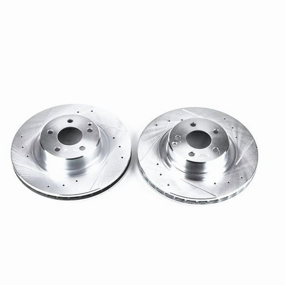 Power Stop EBR650XPR Evolution Drilled & Slotted Rotors -Front
