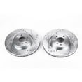 thumbnail image 1 of Power Stop EBR676XPR Evolution Drilled & Slotted Rotors -Front, 1 of 3