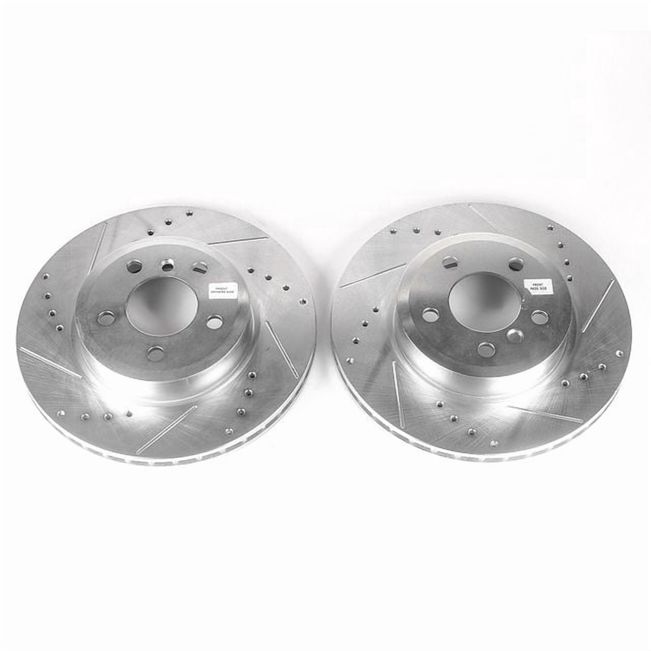 Power Stop EBR688XPR Evolution Drilled & Slotted Rotors -Front