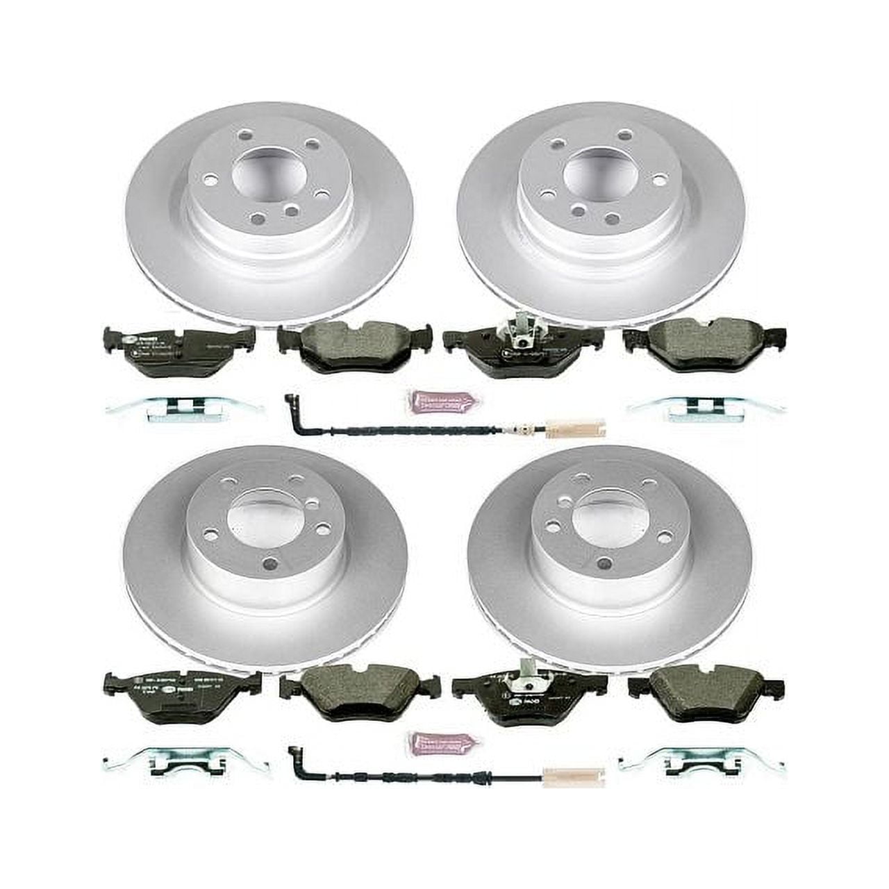 Power Stop ESK2890 Euro-Stop Brake Kit -Front & Rear