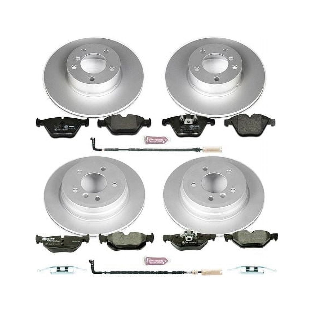Power Stop ESK4105 Euro-Stop Brake Kit -Front & Rear