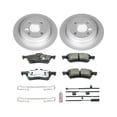 thumbnail image 1 of Power Stop Rear Euro-Stop ECE-R90 Certified Brake Pad and Rotor Kit ESK6280, 1 of 2