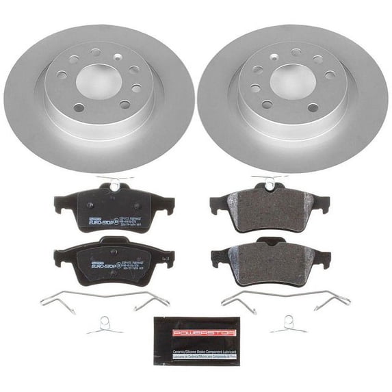 Power Stop ESK981 Euro-Stop Brake Kit -Rear