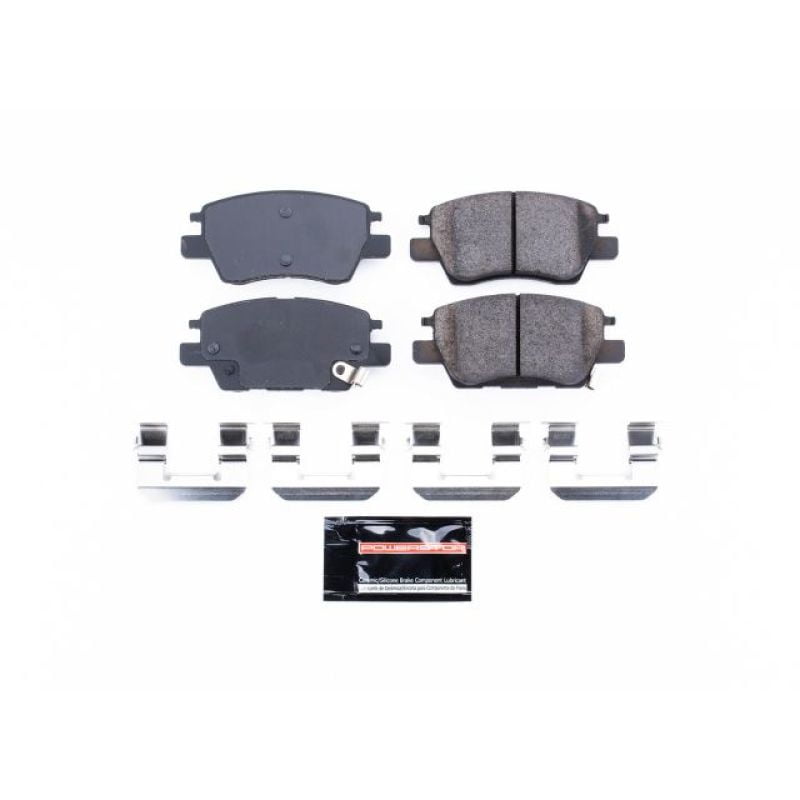 Power Stop Evolution Carbon-Fiber Ceramic Brake Pads Front Z23-1844 3.64 lbs