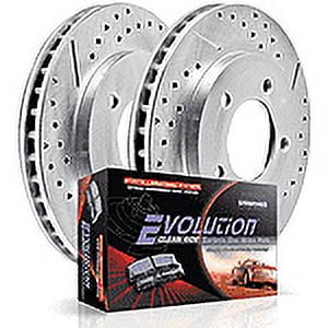 PowerStop Front Z23 Evolution Sport Carbon-Fiber Ceramic Brake Pad and Drilled & Slotted Rotor Kit Fits: CADILLAC Select Models K1419