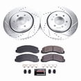 thumbnail image 1 of PowerStop Front Z23 Evolution Sport Carbon-Fiber Ceramic Brake Pad and Drilled & Slotted Rotor Kit Fits: FORD LINCOLN Select Models K3167, 1 of 5