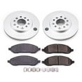 thumbnail image 1 of PowerStop Front Geomet Coated Brake Rotor and Pad Kit Fits: FORD MERCURY Select Models CRK3051, 1 of 2