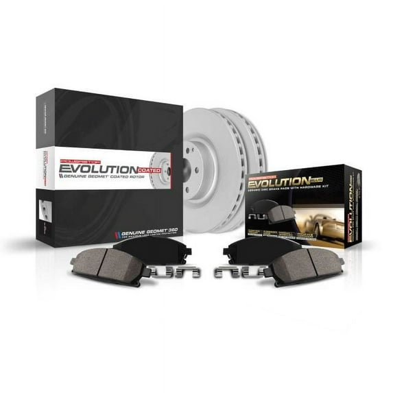 PowerStop Front Geomet Coated Brake Rotor and Pad Kit Fits: HONDA Select Models CRK5224