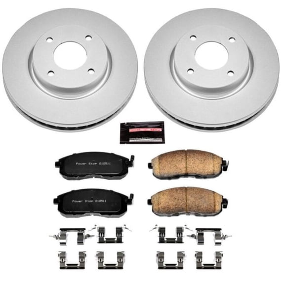 PowerStop Front Geomet Coated Brake Rotor and Pad Kit Fits: NISSAN Select Models CRK5817