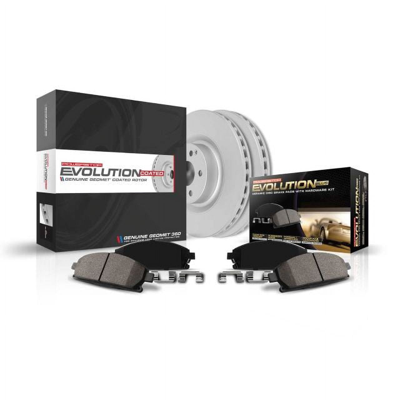 PowerStop Front Geomet Coated Brake Rotor and Pad Kit Fits: FORD Select Models CRK6818