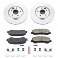 thumbnail image 1 of PowerStop Front Geomet Coated Brake Rotor and Pad Kit Fits: NISSAN Select Models CRK7036, 1 of 2