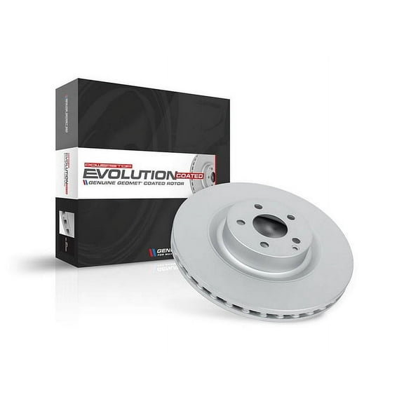 Power Stop Front One Geomet Coated Brake Rotor AR86005EVC Fits select: 2019-2023 RAM 1500