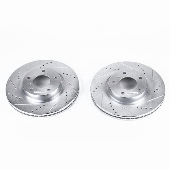 Power Stop JBR1105XPR Evolution Drilled & Slotted Rotors -Front