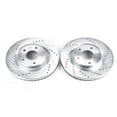 thumbnail image 1 of Power Stop Front Pair of Drilled and Slotted Brake Rotors JBR1538XPR Fits 2019 Nissan Sentra, 1 of 3