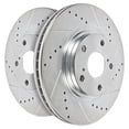 thumbnail image 1 of Power Stop Front Pair of Drilled and Slotted Brake Rotors JBR155XPR, 1 of 4
